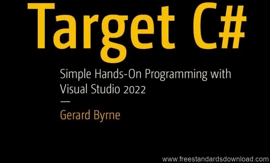 Target C# Simple Hands-On Programming with Visual Studio 2022 pdf download