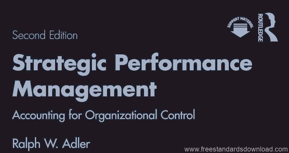 Strategic Performance Management Accounting for Organizational Control pdf download