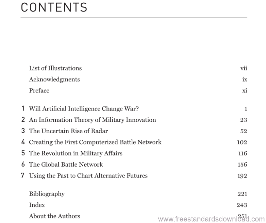 Information in War Military Innovation, Battle Networks, and the Future of Artificial Intelligence pdf download